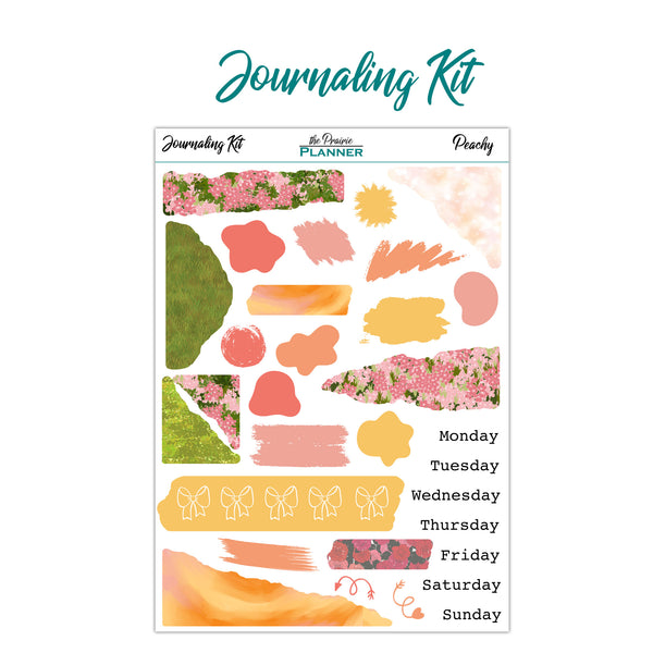 Peachy | Weekly Planner Kit