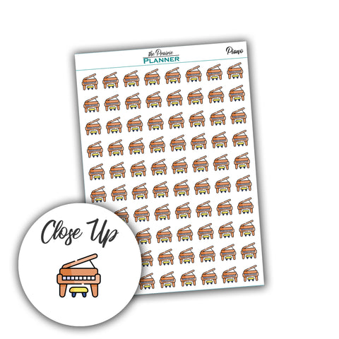 Piano - Planner Stickers
