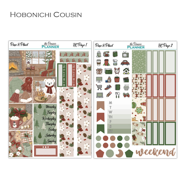 Pine & Plaid - Hobonichi Kit