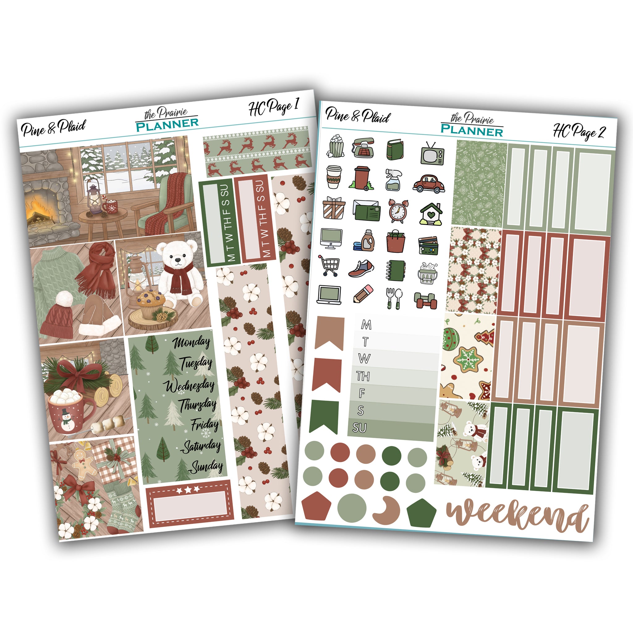 Pine & Plaid - Hobonichi Kit