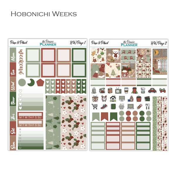 Pine & Plaid - Hobonichi Kit