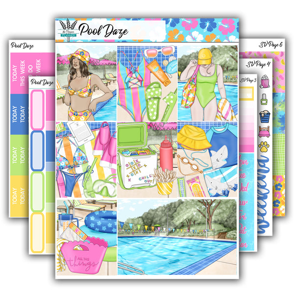 Pool Daze | Weekly Planner Kit