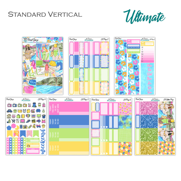 Pool Daze | Weekly Planner Kit