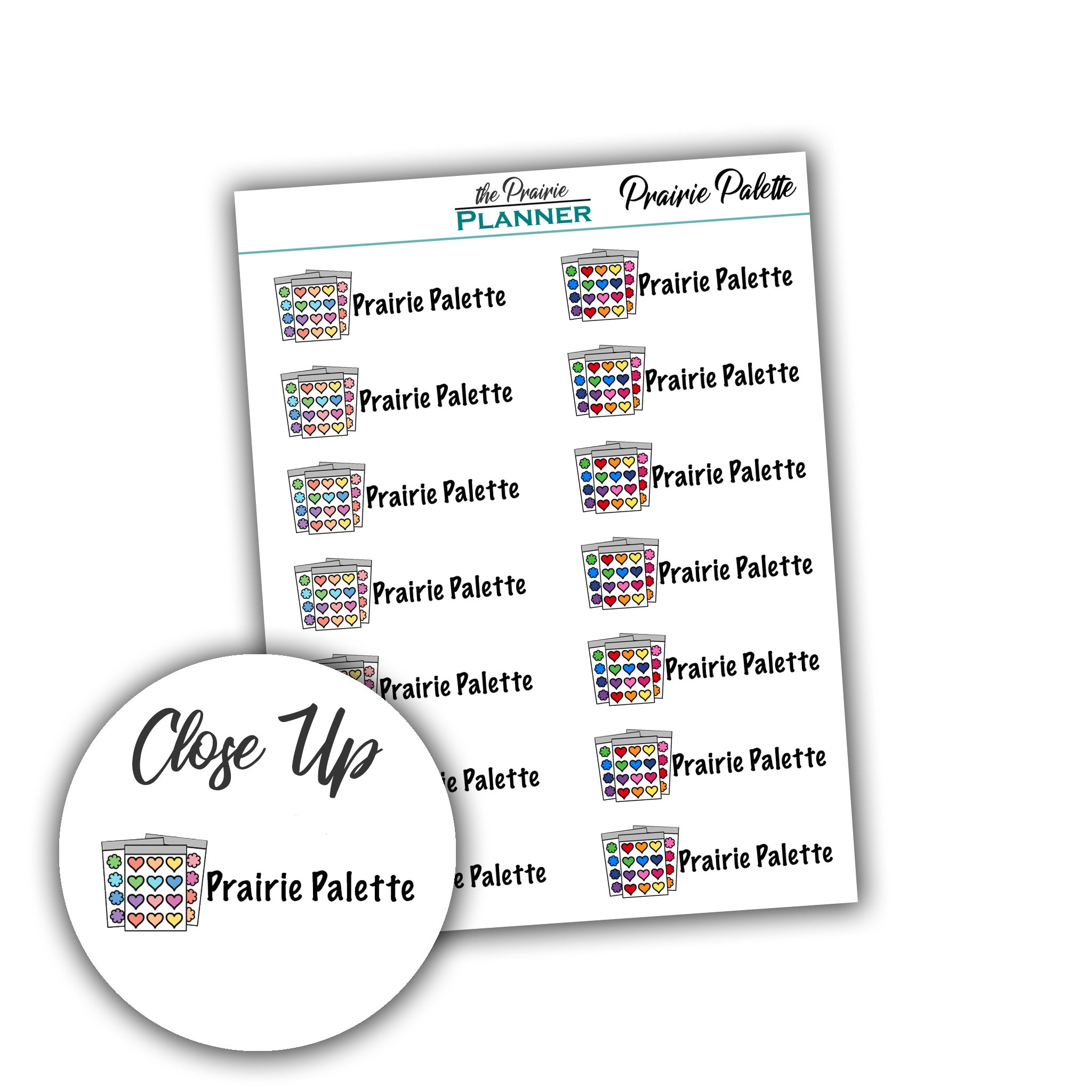 Prairie Palette - Planner Stickers