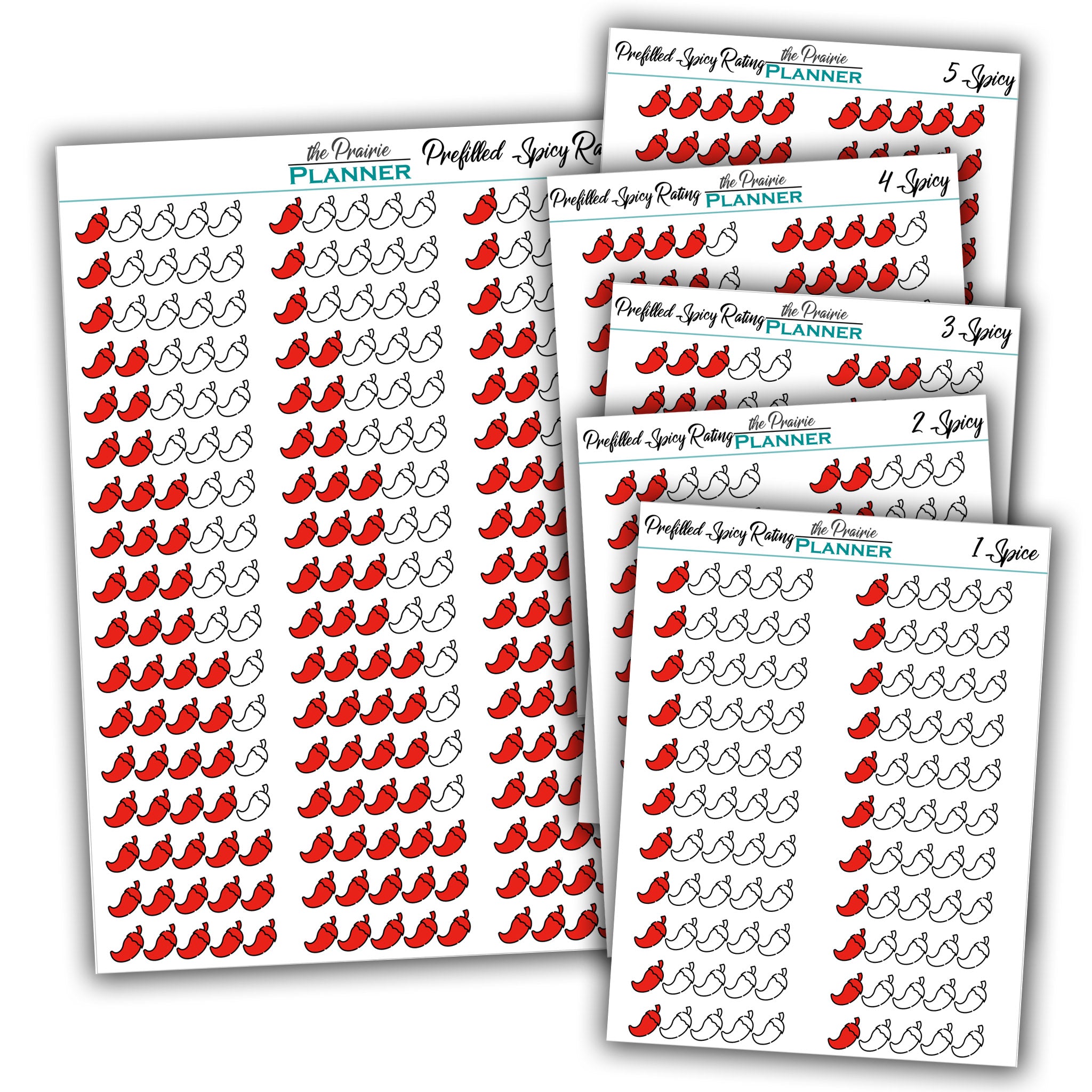 Prefilled Spicy Rating