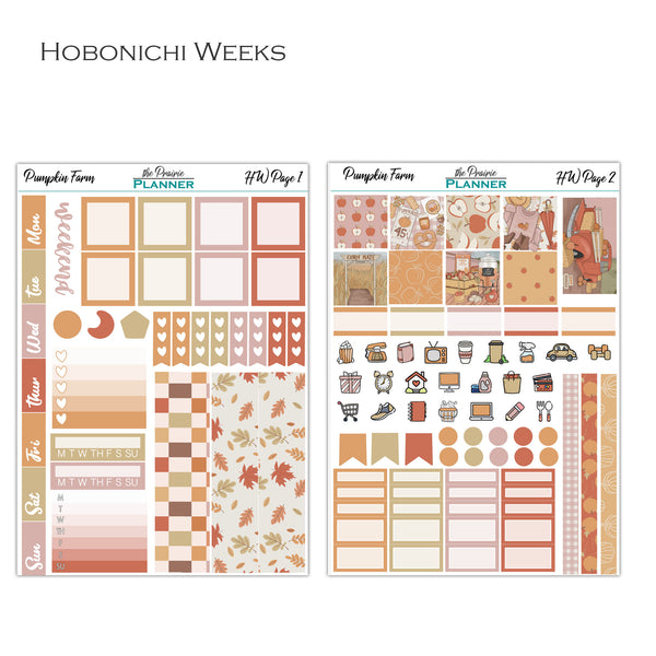Pumpkin Farm - Hobonichi Kit