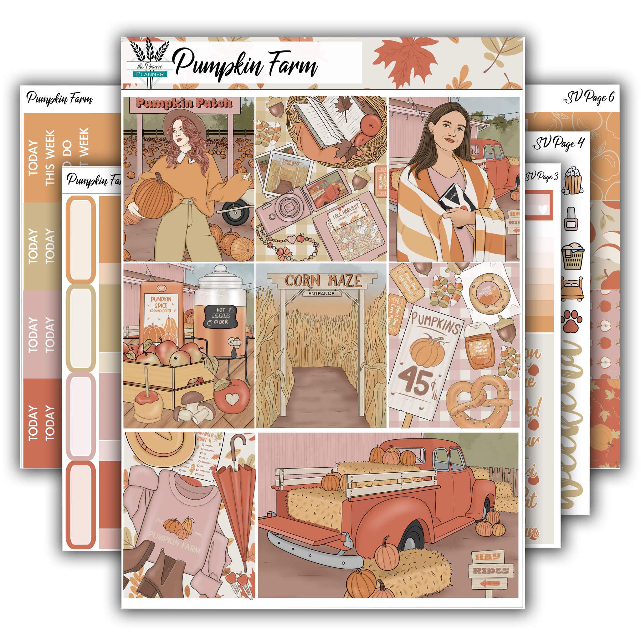 Pumpkin Farm | Weekly Planner Kit