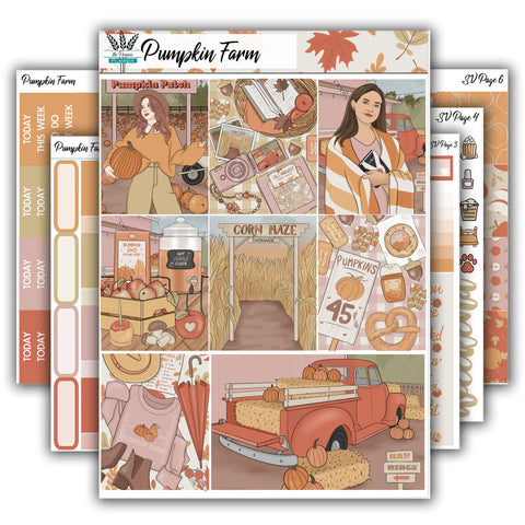 Pumpkin Farm | Weekly Planner Kit