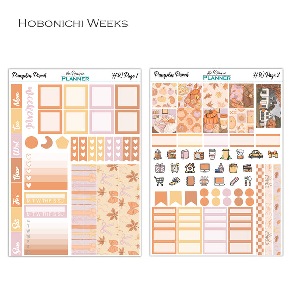 Pumpkin Porch - Hobonichi Kit