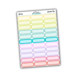 Quarter Boxes - Spring Multi-Colour