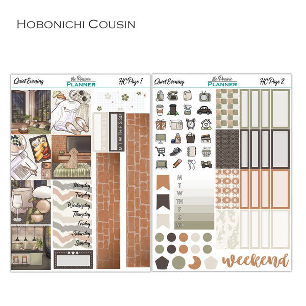 Quiet Evening - Hobonichi Kit