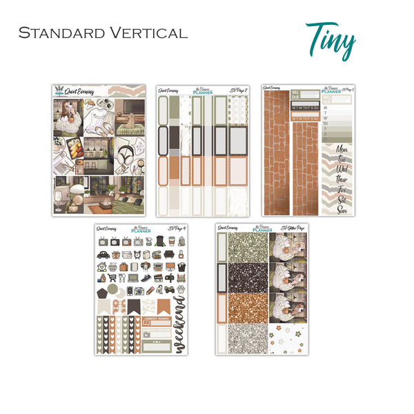 Quiet Evening | Weekly Planner Kit