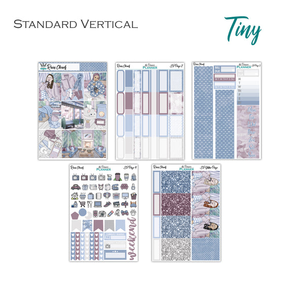 Rain Clouds | Weekly Planner Kit