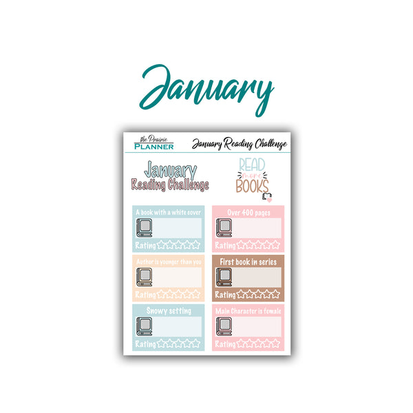 2026 Monthly Reading Challenge