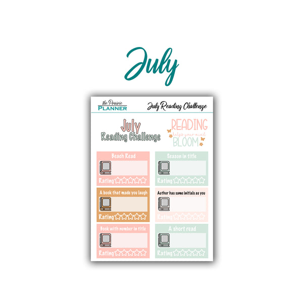 2026 Monthly Reading Challenge