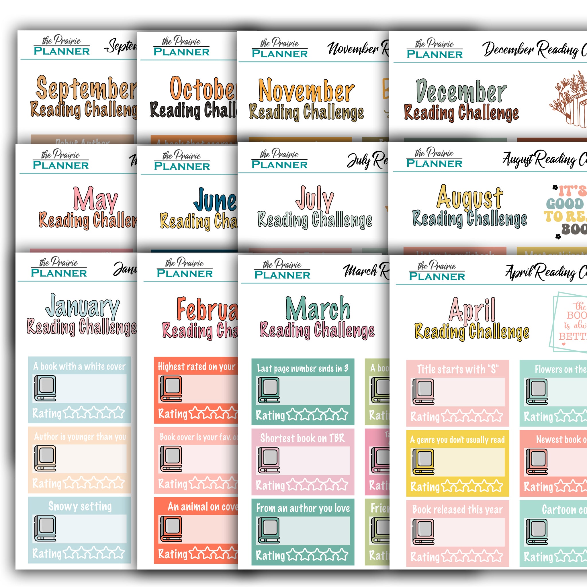 2026 Monthly Reading Challenge