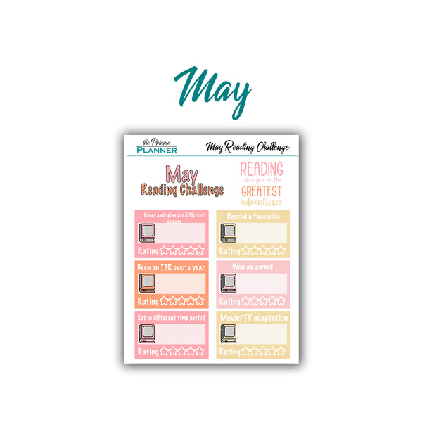 2026 Monthly Reading Challenge