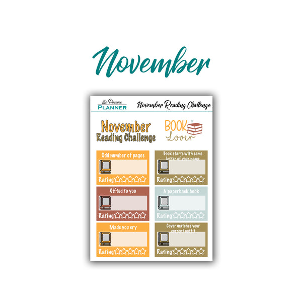 2026 Monthly Reading Challenge
