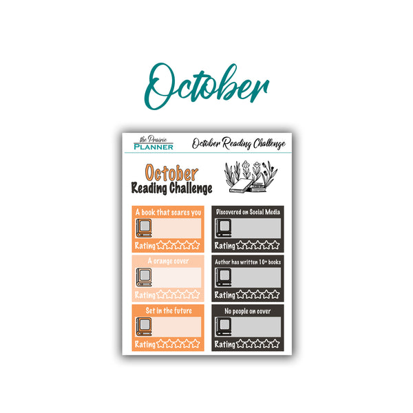 2026 Monthly Reading Challenge