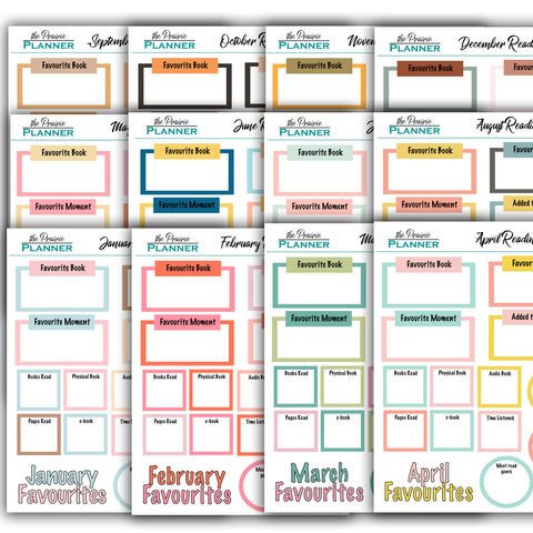 2026 Monthly Reading Favourites