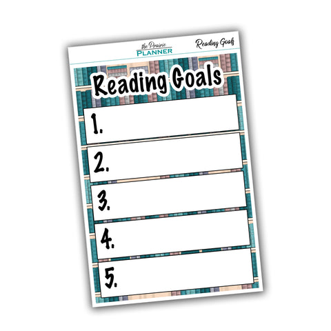Reading Goals