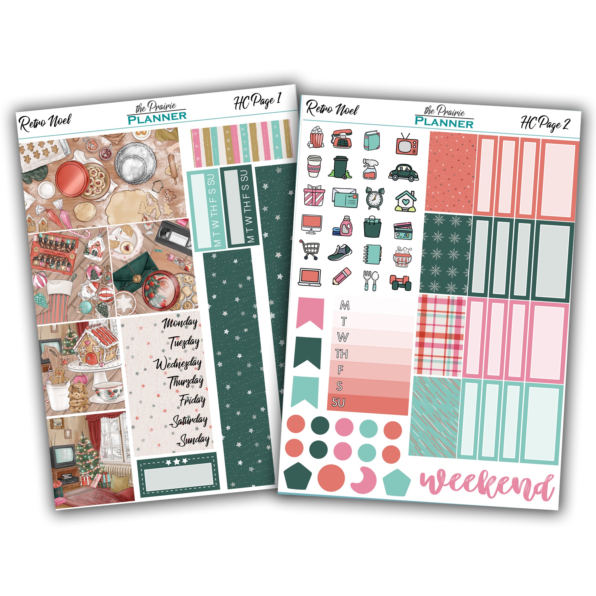 Retro Noel - Hobonichi Kit