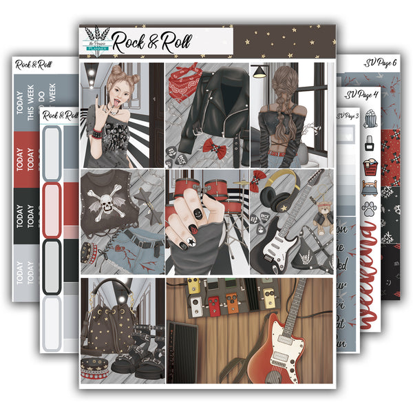 Rock & Roll | Weekly Planner Kit