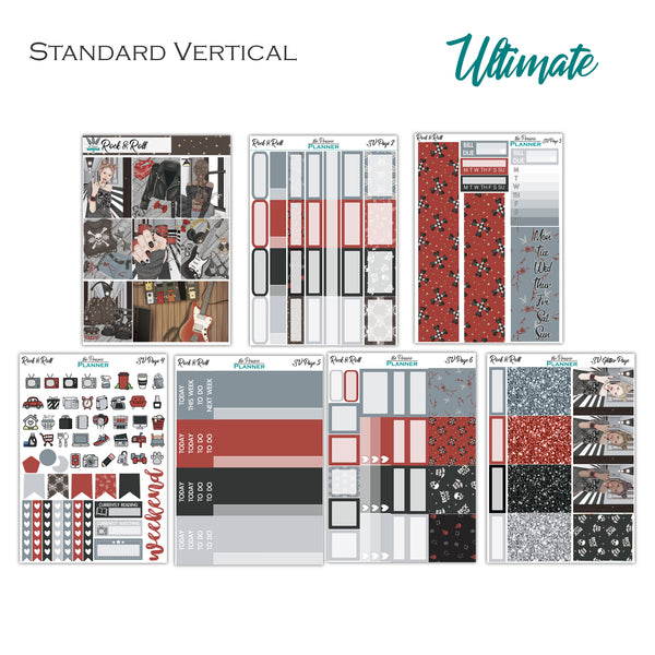 Rock & Roll | Weekly Planner Kit