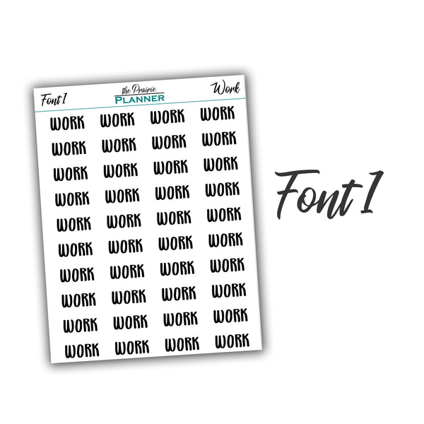 FOILED Scripts | Planner Stickers