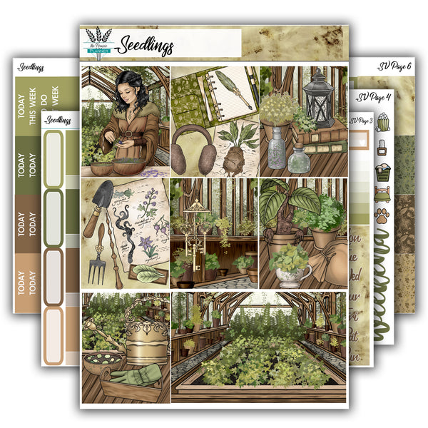 Seedlings | Weekly Planner Kit