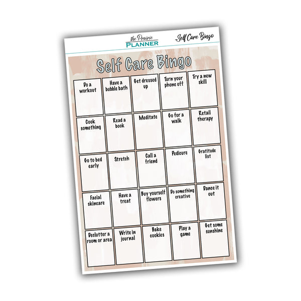 Self Care Bingo