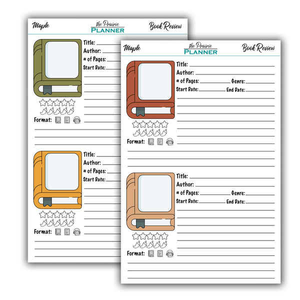 September 2026 Book Journal Kit