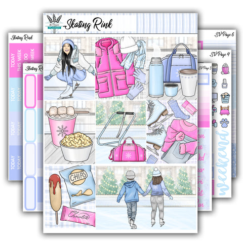 Skating Rink | Weekly Planner Kit