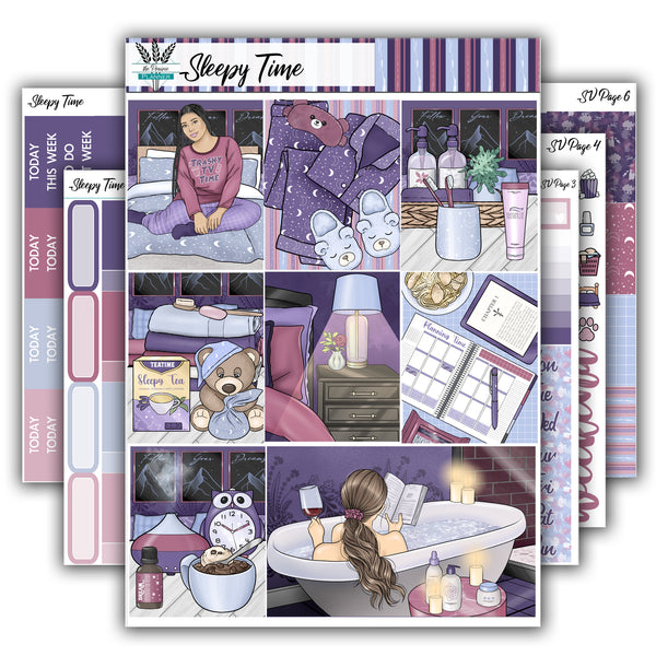 Sleepy Time | Weekly Planner Kit
