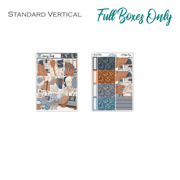 Snowy Trails | Weekly Planner Kit