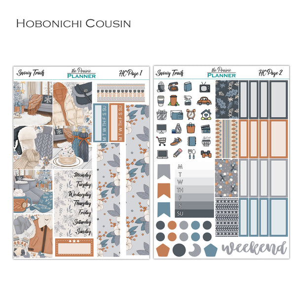 Snowy Trails - Hobonichi Kit