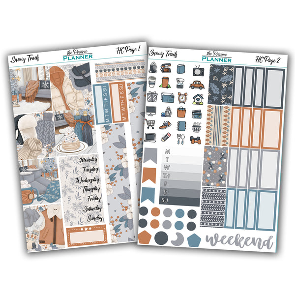 Snowy Trails - Hobonichi Kit