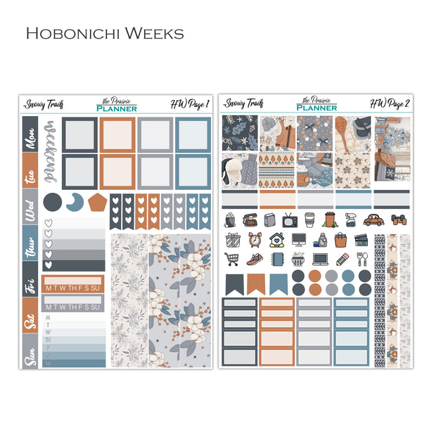 Snowy Trails - Hobonichi Kit