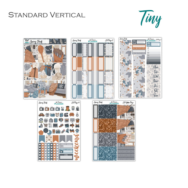 Snowy Trails | Weekly Planner Kit