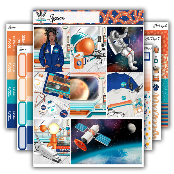 Space | Weekly Planner Kit