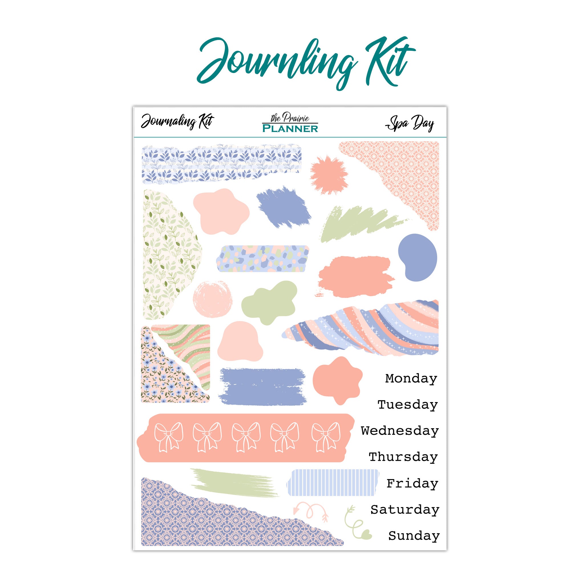 Spa Day - Journaling Kit