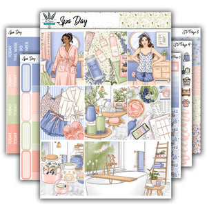 Spa Day | Weekly Planner Kit