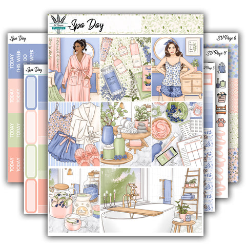 Spa Day | Weekly Planner Kit