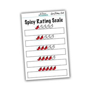 Spicy Rating Scale