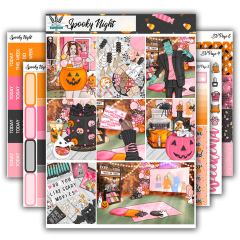 Spooky Night | Weekly Planner Kit