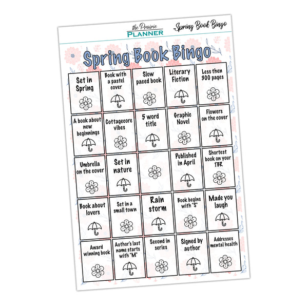 Spring Book Bingo