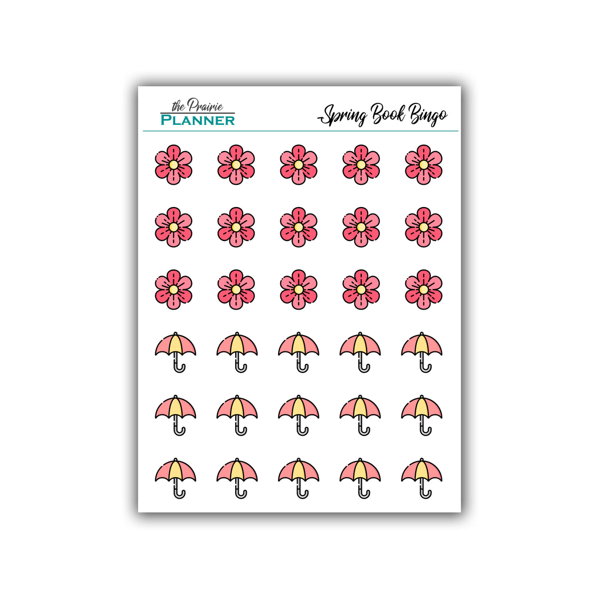 Spring Book Bingo – the Prairie Planner