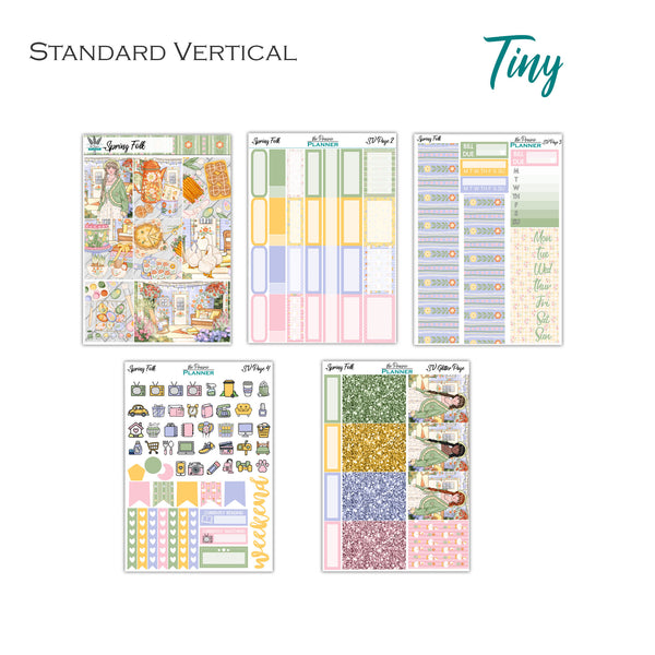 Spring Folk | Weekly Planner Kit