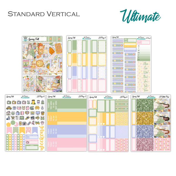 Spring Folk | Weekly Planner Kit