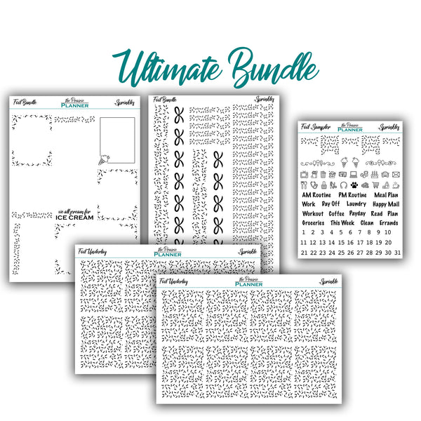 FOIL - Sprinkles Collection - Planner Stickers